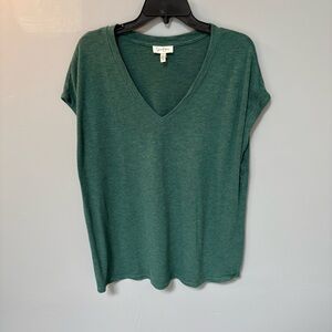 Jessica Simpson Forest Green V-Neck Tee
